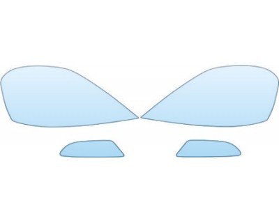 2006 FORD FIVE HUNDRED BASE  Headlights Fog Lights Kit - PRECUT PPF CLEAR BRA WRAP