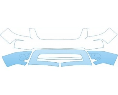 PAINT PROTECTION KIT - 2007 FORD FREESTYLE SPORT BUMPER KIT - PRECUT PPF CLEAR BRA WRAP