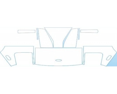 2007 FORD GT SPORT  Hood Fender Mirror Kit - PRECUT PPF CLEAR BRA WRAP