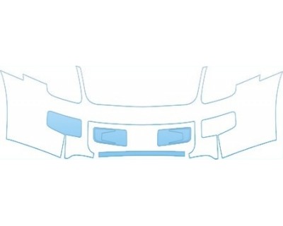 PAINT PROTECTION KIT - 2009 FORD FUSION SEDAN BUMPER KIT - PRECUT PPF CLEAR BRA WRAP