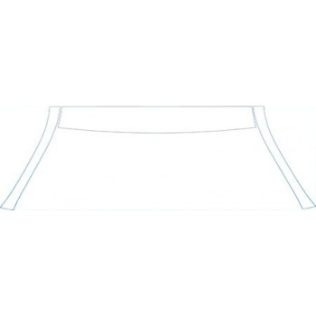 PAINT PROTECTION KIT - 2008 FORD FUSION SEDAN ROOF A-PILLAR KIT - PRECUT PPF CLEAR BRA WRAP