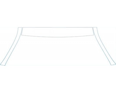 PAINT PROTECTION KIT - 2009 FORD FUSION SEDAN ROOF A-PILLAR KIT - PRECUT PPF CLEAR BRA WRAP