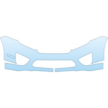 PAINT PROTECTION KIT - 2012 FORD FUSION HYBRID  BUMPER KIT - PRECUT PPF CLEAR BRA WRAP