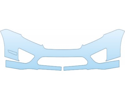 PAINT PROTECTION KIT - 2012 FORD FUSION HYBRID  BUMPER KIT - PRECUT PPF CLEAR BRA WRAP