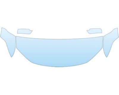 PAINT PROTECTION KIT - 2012 FORD FUSION HYBRID  HOOD FENDER MIRROR KIT - PRECUT PPF CLEAR BRA WRAP