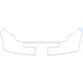 PAINT PROTECTION KIT - 2007 FORD EDGE LIMITED BUMPER(WITH PLATE CUT-OUT) KIT - PRECUT PPF CLEAR BRA WRAP