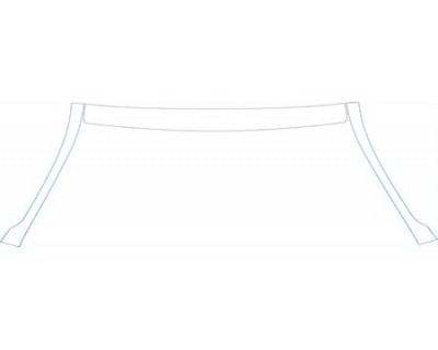 PAINT PROTECTION KIT - 2007 FORD EDGE LIMITED ROOF A-PILLAR KIT - PRECUT PPF CLEAR BRA WRAP