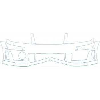 PAINT PROTECTION KIT - 2005 FORD MUSTANG ROUSH BUMPER KIT - PRECUT PPF CLEAR BRA WRAP