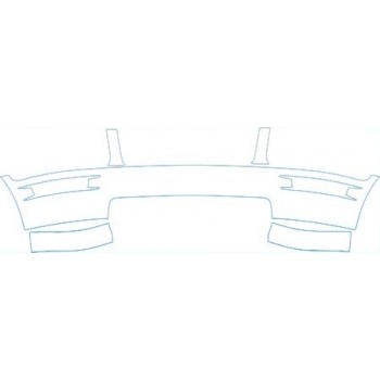 PAINT PROTECTION KIT - 2007 FORD MUSTANG SHELBY GT LOWER BUMPER KIT - PRECUT PPF CLEAR BRA WRAP