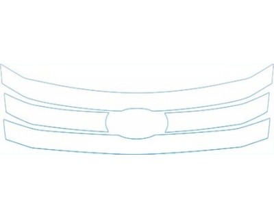 PAINT PROTECTION KIT - 2008 FORD TAURUS X GRILLE KIT - PRECUT PPF CLEAR BRA WRAP