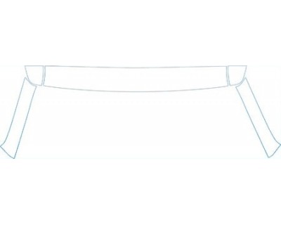 PAINT PROTECTION KIT - 2010 FORD FLEX SE  ROOF A-PILLAR KIT - PRECUT PPF CLEAR BRA WRAP