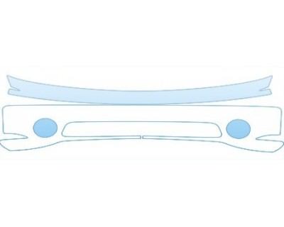 PAINT PROTECTION KIT - 2003 GMC SIERRA CLASSIC DENALI BUMPER KIT - PRECUT PPF CLEAR BRA WRAP