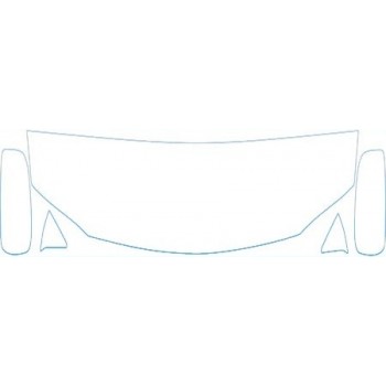 PAINT PROTECTION KIT - 2004 GMC SIERRA QUADRA STEER HOOD FENDER AND MIRROR KIT - PRECUT PPF CLEAR BRA WRAP