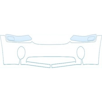 PAINT PROTECTION KIT - 2008 GMC ENVOY SLE BUMPER KIT - PRECUT PPF CLEAR BRA WRAP