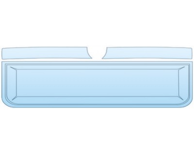 PAINT PROTECTION KIT - 2003 GMC SAFARI GRILLE KIT - PRECUT PPF CLEAR BRA WRAP