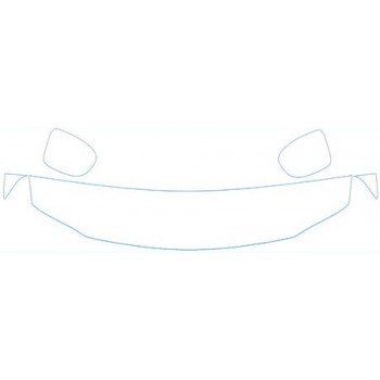 2006 GMC YUKON BASE MODEL  Hood Fender Mirror Kit - PRECUT PPF CLEAR BRA WRAP