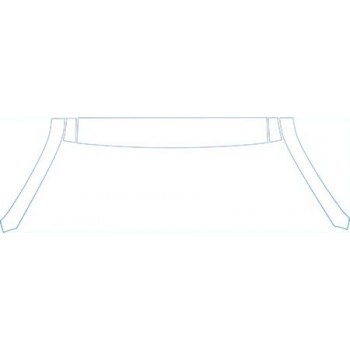 PAINT PROTECTION KIT - 2006 GMC CANYON XLT ROOF A-PILLAR KIT - PRECUT PPF CLEAR BRA WRAP