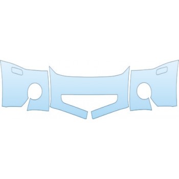 PAINT PROTECTION KIT - 2007 GMC ENVOY DENALI BUMPER KIT - PRECUT PPF CLEAR BRA WRAP