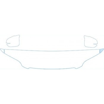 PAINT PROTECTION KIT - 2002 HONDA ACCORD COUPE HOOD AND MIRROR KIT - PRECUT PPF CLEAR BRA WRAP