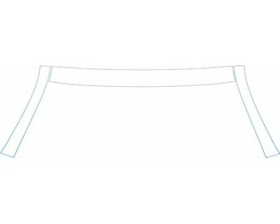 PAINT PROTECTION KIT - 2006 HONDA ACCORD COUPE ROOF A-PILLAR KIT - PRECUT PPF CLEAR BRA WRAP