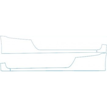 PAINT PROTECTION KIT - 2012 HONDA ACCORD COUPE LX ROCKERS KIT - PRECUT PPF CLEAR BRA WRAP