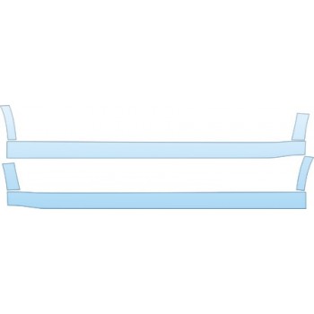 PAINT PROTECTION KIT - 2006 HONDA ACCORD HYBRID ROCKERS KIT - PRECUT PPF CLEAR BRA WRAP