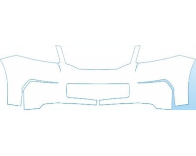 PAINT PROTECTION KIT - 2009 HONDA ACCORD SEDAN LX BUMPER KIT - PRECUT PPF CLEAR BRA WRAP