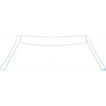PAINT PROTECTION KIT - 2012 HONDA ACCORD SEDAN V6 ROOF A-PILLAR KIT - PRECUT PPF CLEAR BRA WRAP