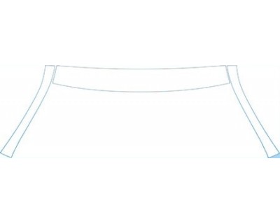 PAINT PROTECTION KIT - 2012 HONDA ACCORD SEDAN V6 ROOF A-PILLAR KIT - PRECUT PPF CLEAR BRA WRAP