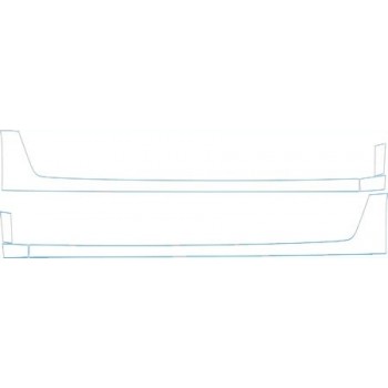 PAINT PROTECTION KIT - 2012 HONDA ACCORD SEDAN EX ROCKERS WITH MUD FLAPS KIT - PRECUT PPF CLEAR BRA WRAP