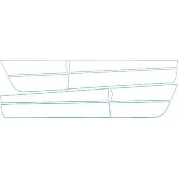 PAINT PROTECTION KIT - 2008 HONDA CIVIC SEDAN HYBRID DOORS KIT - PRECUT PPF CLEAR BRA WRAP