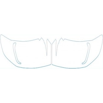 PAINT PROTECTION KIT - 2008 HONDA CIVIC SEDAN SI HEADLIGHTS KIT - PRECUT PPF CLEAR BRA WRAP