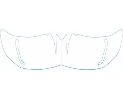 PAINT PROTECTION KIT - 2008 HONDA CIVIC SEDAN GX HEADLIGHTS KIT - PRECUT PPF CLEAR BRA WRAP