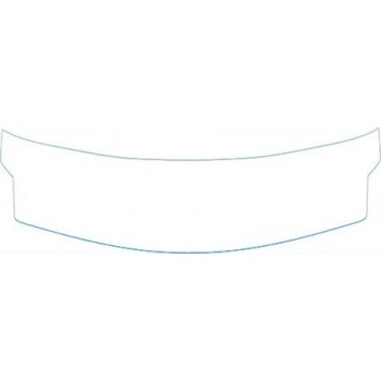 PAINT PROTECTION KIT - 2008 HONDA CIVIC SEDAN GX REAR BUMPER DECK KIT - PRECUT PPF CLEAR BRA WRAP