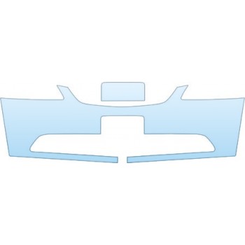 Precut PPF Kit – Clear Bra Paint Protection Film PAINT PROTECTION KIT - 2003 HONDA CIVIC COUPE BUMPER W/PLATE - PRECUT PPF CLEAR BRA WRAP