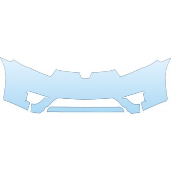 PAINT PROTECTION KIT - 2008 HONDA CIVIC COUPE BASE BUMPER KIT - PRECUT PPF CLEAR BRA WRAP