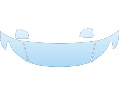 2008 HONDA CIVIC COUPE SI Hood Fender Mirror Kit - PRECUT PPF CLEAR BRA WRAP