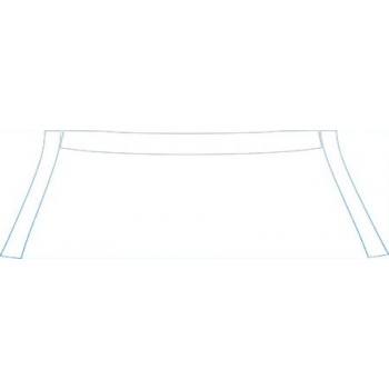 PAINT PROTECTION KIT - 2008 HONDA CIVIC COUPE SI ROOF A-PILLAR KIT - PRECUT PPF CLEAR BRA WRAP