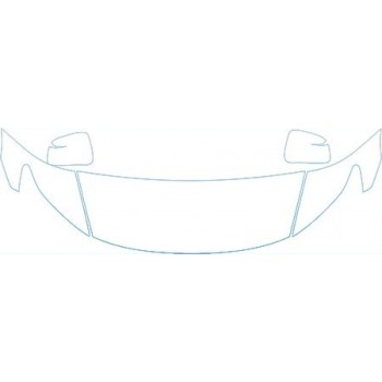 PAINT PROTECTION KIT - 2010 HONDA CIVIC COUPE LX HOOD FENDER MIRROR KIT - PRECUT PPF CLEAR BRA WRAP