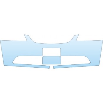 PAINT PROTECTION KIT - 2002 HONDA CIVIC SEDAN BUMPER - PRECUT PPF CLEAR BRA WRAP
