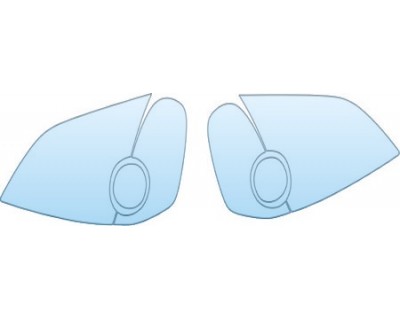 2002 HONDA CIVIC SEDAN  HEADLIGHTS - PRECUT PPF CLEAR BRA WRAP