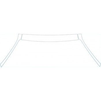 PAINT PROTECTION KIT - 2004 HONDA CIVIC SEDAN ROOF A-PILLAR KIT - PRECUT PPF CLEAR BRA WRAP