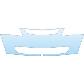 PAINT PROTECTION KIT - 2003 HONDA CIVIC SI BUMPER KIT - PRECUT PPF CLEAR BRA WRAP