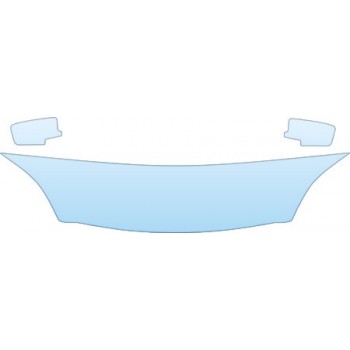 PAINT PROTECTION KIT - 2003 HONDA CIVIC SI HOOD AND MIRROR - PRECUT PPF CLEAR BRA WRAP