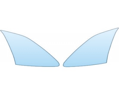 2002 HONDA CIVIC SI  HEADLIGHTS - PRECUT PPF CLEAR BRA WRAP