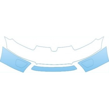 PAINT PROTECTION KIT - 2007 HONDA CIVIC COUPE SI BUMPER KIT - PRECUT PPF CLEAR BRA WRAP