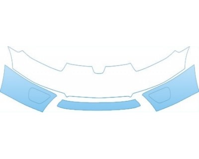 PAINT PROTECTION KIT - 2007 HONDA CIVIC COUPE SI BUMPER KIT - PRECUT PPF CLEAR BRA WRAP