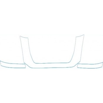 PAINT PROTECTION KIT - 2003 HONDA PILOT GRILLE KIT - PRECUT PPF CLEAR BRA WRAP