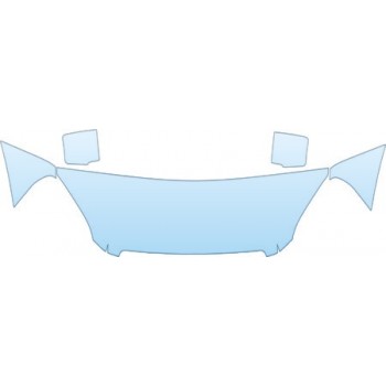 2005 HONDA PILOT BASE  Hood Fender Mirror Kit - PRECUT PPF CLEAR BRA WRAP