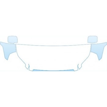 2008 HONDA PILOT BASE  Hood Fender Mirror Kit - PRECUT PPF CLEAR BRA WRAP